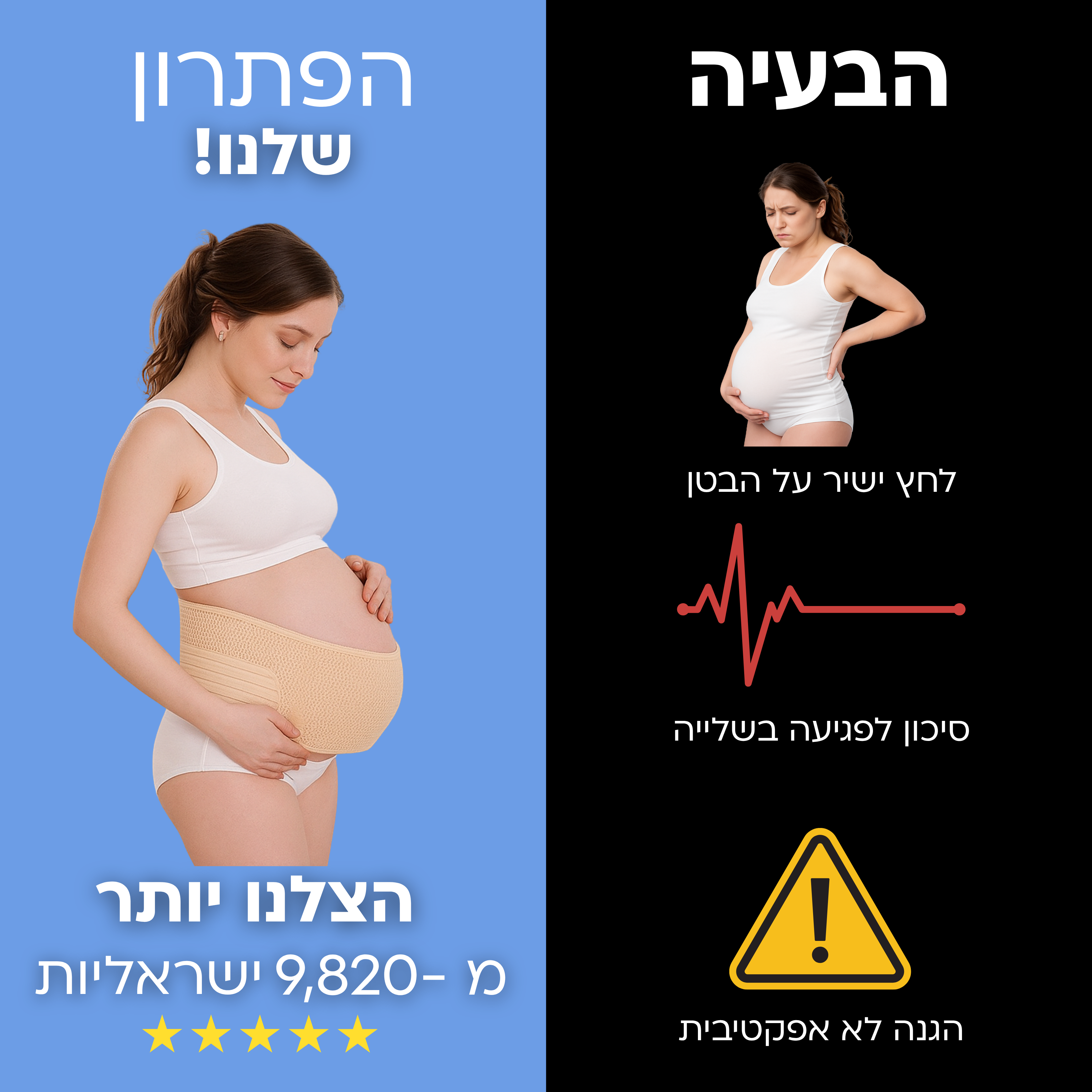 חגורת תמיכה להריון